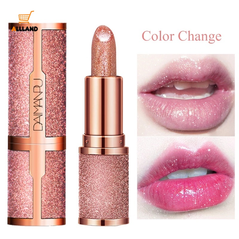 [Hàng mới về] Son bóng dưỡng ẩm môi lâu trôi đổi màu theo nhiệt độ