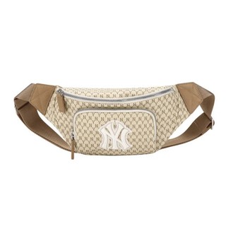 Túi đeo chéo MLB New York YANKEES Monogram Waist /Belt Bag - Màu trắng kem