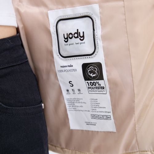 Áo phao nữ YODY rút eo, siêu ấm, siêu đẹp PHN4006 | BigBuy360 - bigbuy360.vn