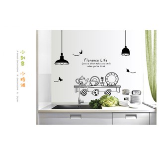 Decal trang trí tường - Căn Bếp Đen