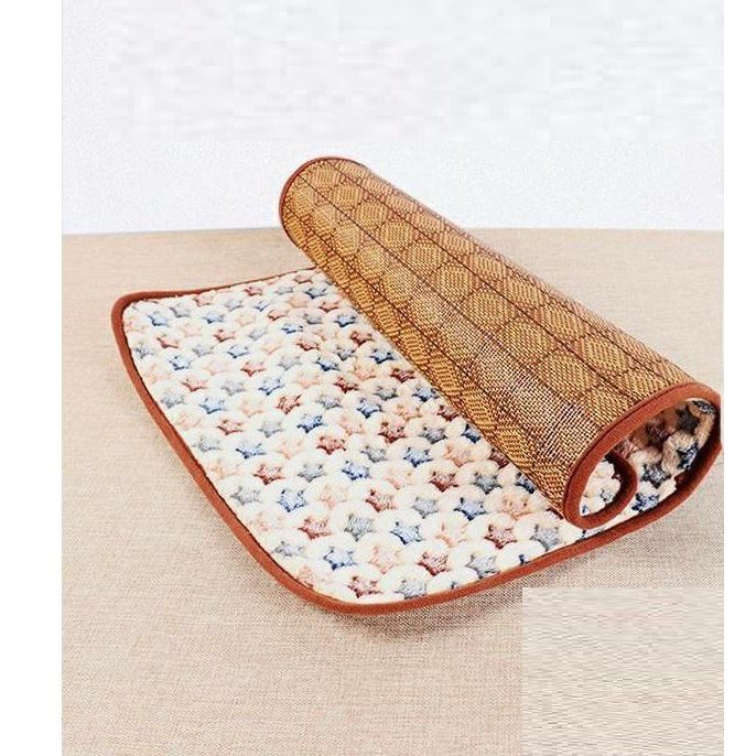 Doremiu- Thảm cho chó mèo bằng vải nhung ấm áp có 2 mặt cho mùa đông và mùa hè (3 màu)