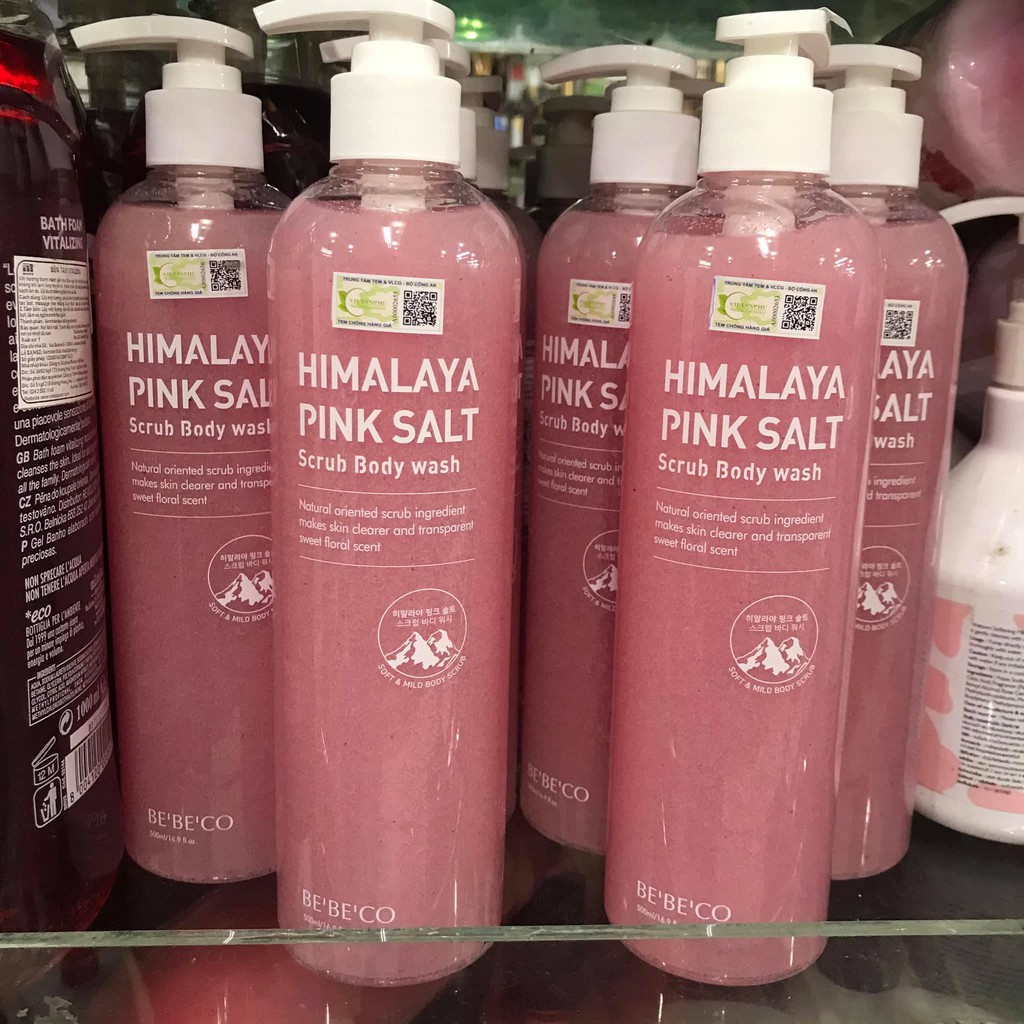 Sữa tắm muối hồng Hàn Quốc Himalaya Pink Salt Hương thơm ngọt ngào, sang trong lưu giữ cả ngày trên da