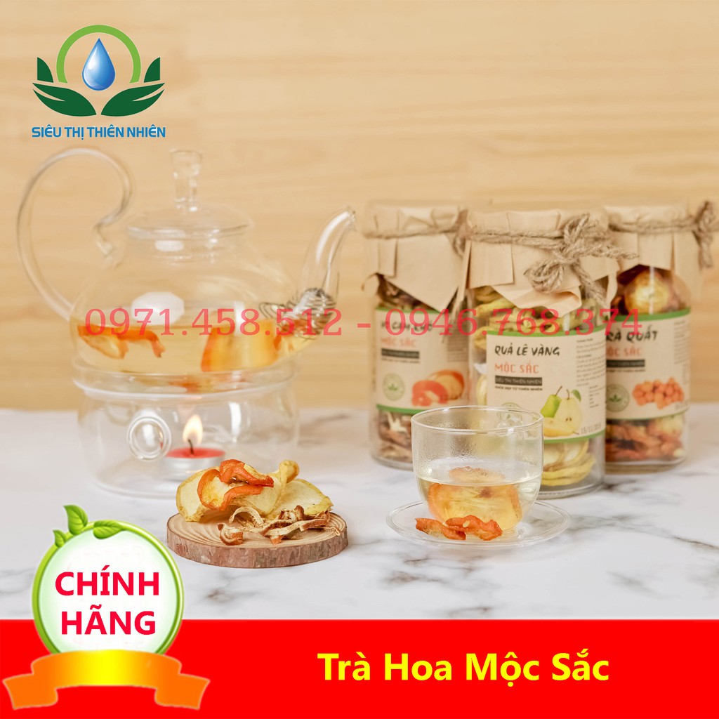 Sét quà tặng trà hoa quả cao cấp : Quất,Lê Vàng,Vỏ Cam