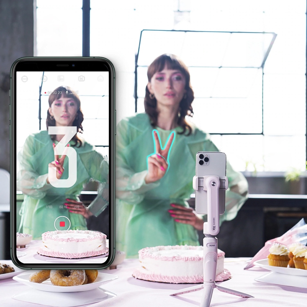 ZHIYUN SMOOTH XS GIMBAL - HÀNG CHÍNH HÃNG - Tay cầm chống rung dành cho Điện thoại