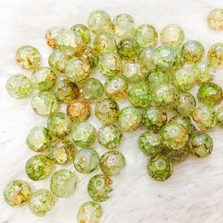 10 Hạt đá phong thủy làm vòng tay size 8mm xỏ trang sức handmade