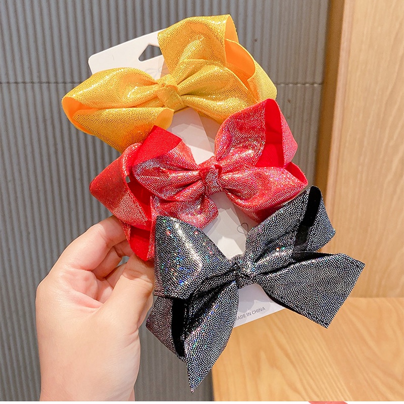 Kẹp tóc nơ sequin nhiều màu sắc thời trang Hàn Quốc cho trẻ em