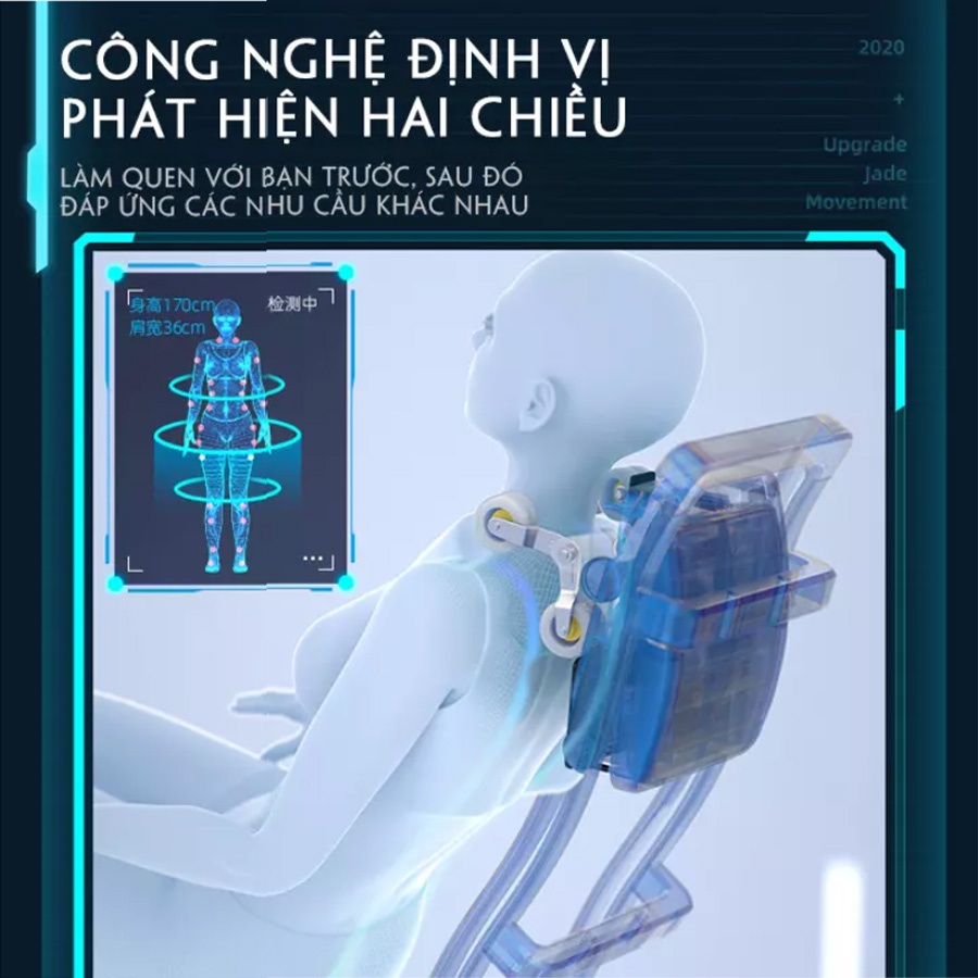 Ghế massage toàn thân cao cấp giá rẻ HP 02.Ghế massage toàn thân đa năng công nghệ cao trục sl massa toàn thân tự động