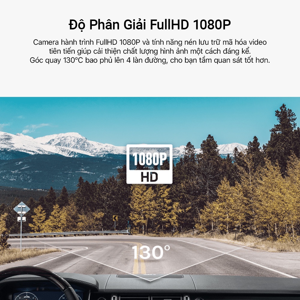 Camera hành trình 70mai Dashcam Pro Lite D08 - Phiên bản quốc tế