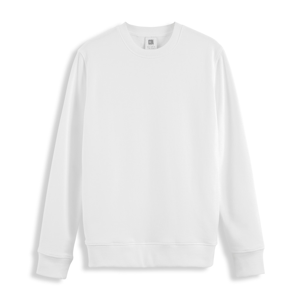 Áo Nỉ Trơn Tay Dài ICON DENIM Feel Good Basics | BigBuy360 - bigbuy360.vn