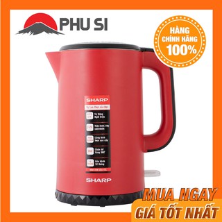 Bình đun siêu tốc sharp 1.7 lít ekj-17evps-rd