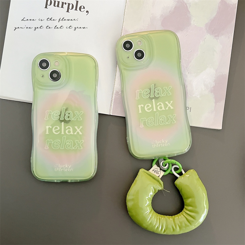 Ốp Điện Thoại Tpu Silicon Chống Sốc Màu Xanh Lá Đơn Giản Bảo Vệ Ống Kính Máy Ảnh Cho iPhone 14 12 13 11 Pro Max Plus