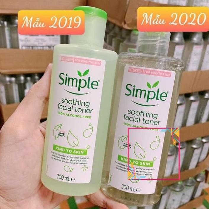 Nước Tẩy Trang Kiềm Dầu Simple Kind To Skin Micellar Cleansing Water 200ml