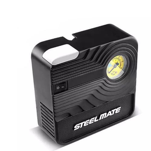 Bơm Hơi Ô Tô Chĩnh Hãng Steel Mate T1 Nhỏ Gọn Công Suất Cực Lớn Bảo Hành 12 Tháng