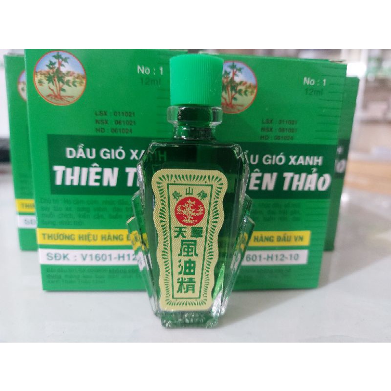 12 Chai dầu xanh thiên thảo 280000đ