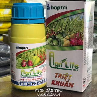 Thuốc trừ bệnh bạc lá, héo xanh, thán thư,... do vi khuẩn gây ra Agri Life 100SL chai 250ml