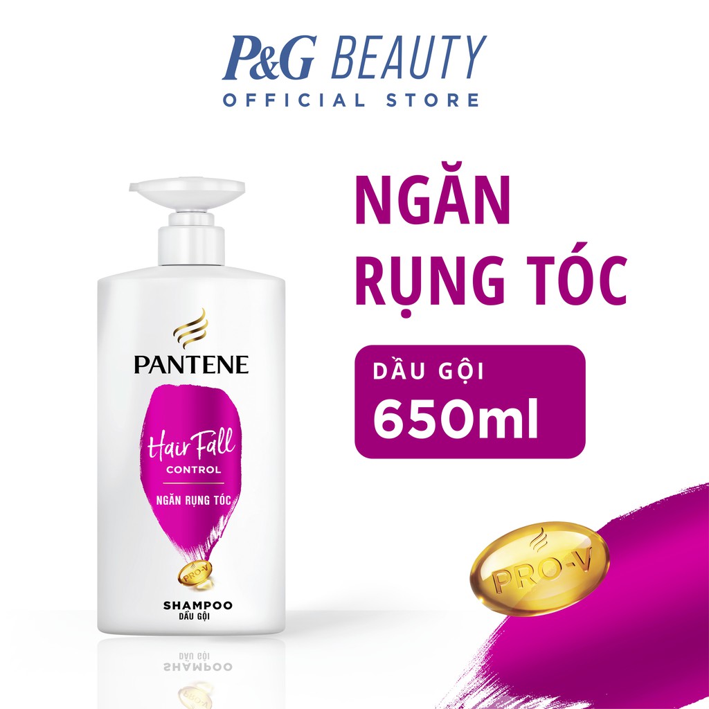 Dầu Gội PANTENE 650ml Ngăn Rụng Tóc / Mượt Mà Óng Ả/ Phục Hồi Hư Tổn/ Giảm Gàu/ Dưỡng Ẩm