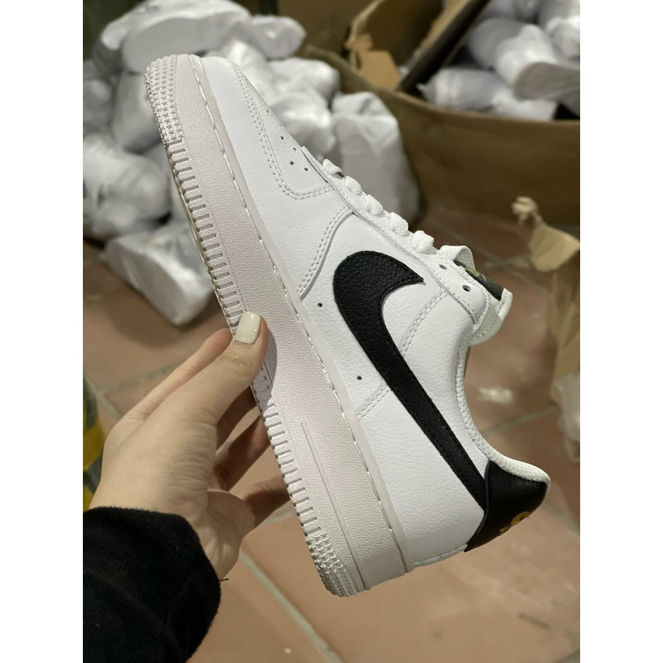 Giày Thể Thao Nam Nữ, Giày_Nike Trắng vệt đen Air Force 1 Hàng Đẹp Full Box Bill hót nhất 2022 | BigBuy360 - bigbuy360.vn