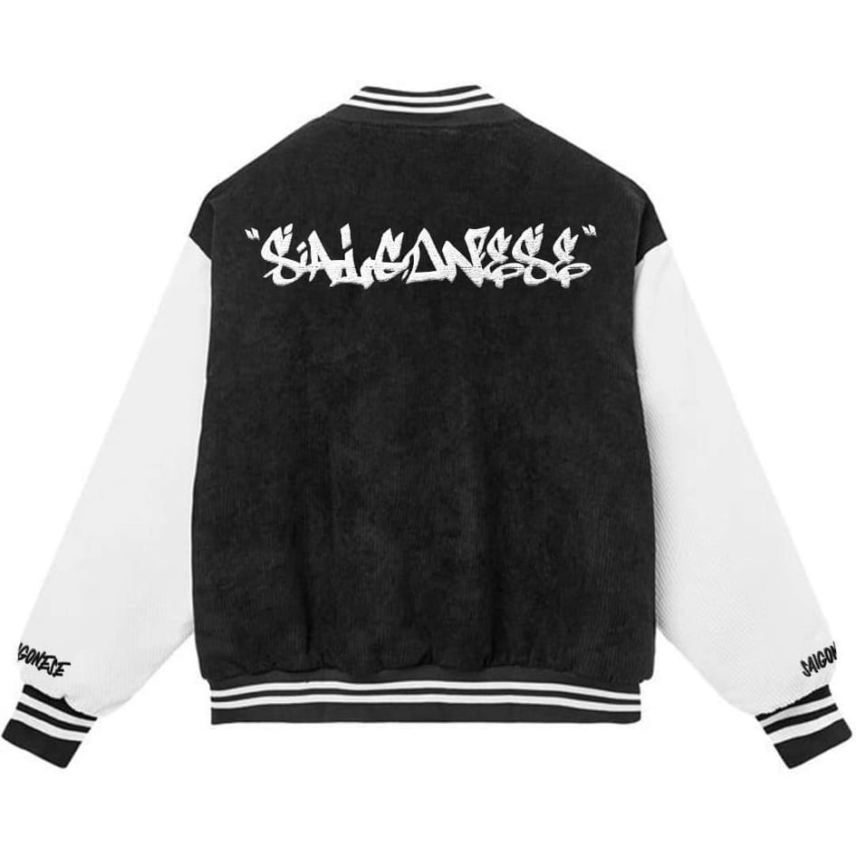 Áo Khoác Varsity Jacket SAIGONESE Bóng Chày Form Rộng Unisex Local Brand Nam Nữ