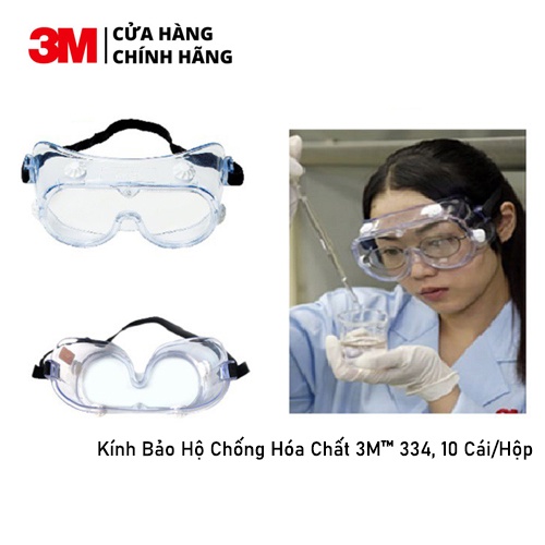 Kính Bảo Hộ Chống Hóa Chất 3M™ 334