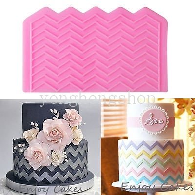 Khuôn Silicone Tạo Họa Tiết Đan Len 3D Trang Trí Bánh DIY