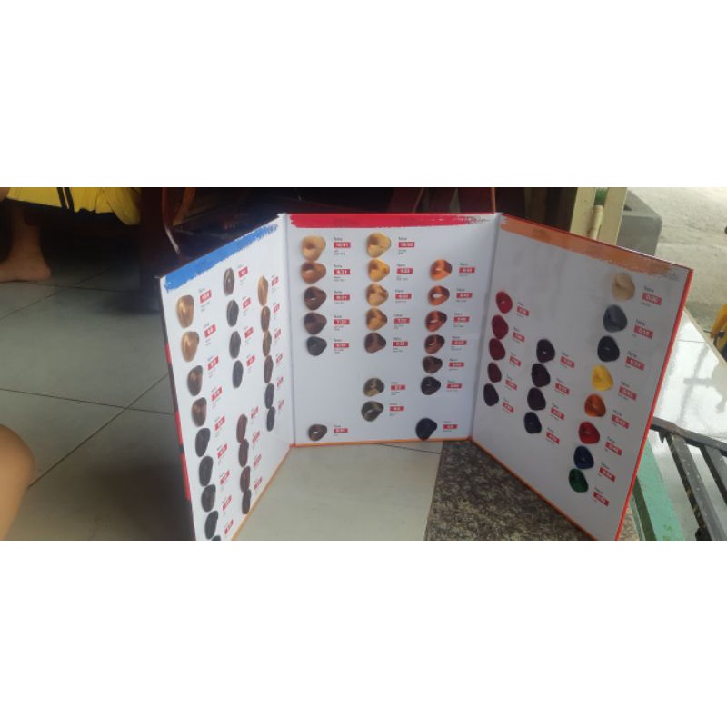 Bảng màu nhuộm tóc Osakak