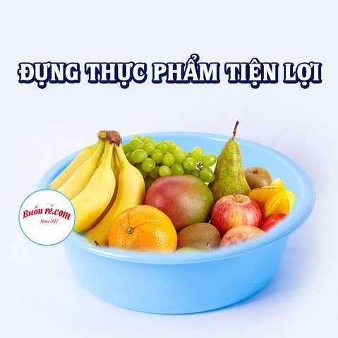 Chậu nhựa tròn đa năng Việt Nhật 3 size (MS: 2264/2263/2261), Thau rửa mặt – Buôn rẻ 01399