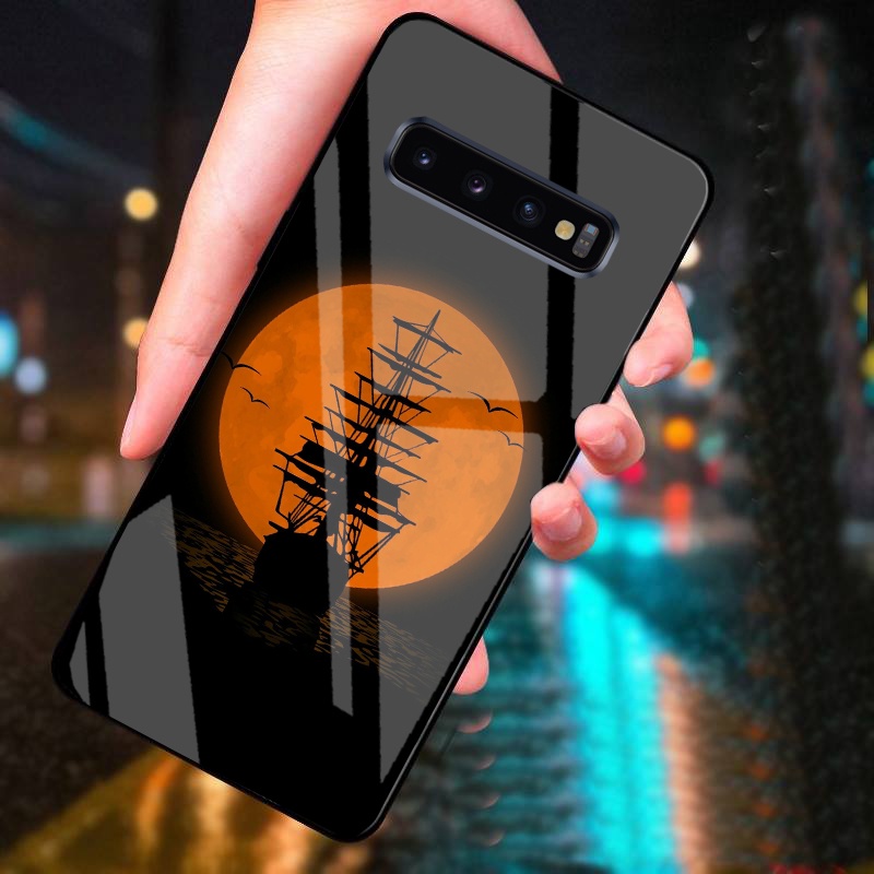 Ốp Lưng SAMSUNG S10, S10 PLUS, S10 E ,S10 5G mặt kính cường lực cao cấp thiết kế riêng
