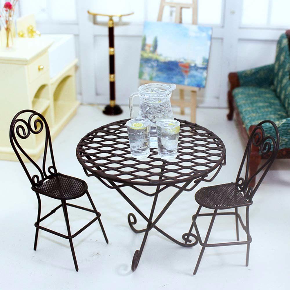 Bộ Ly Nước Chanh Mini Trong Suốt Trang Trí Nhà Búp Bê 1 / 12