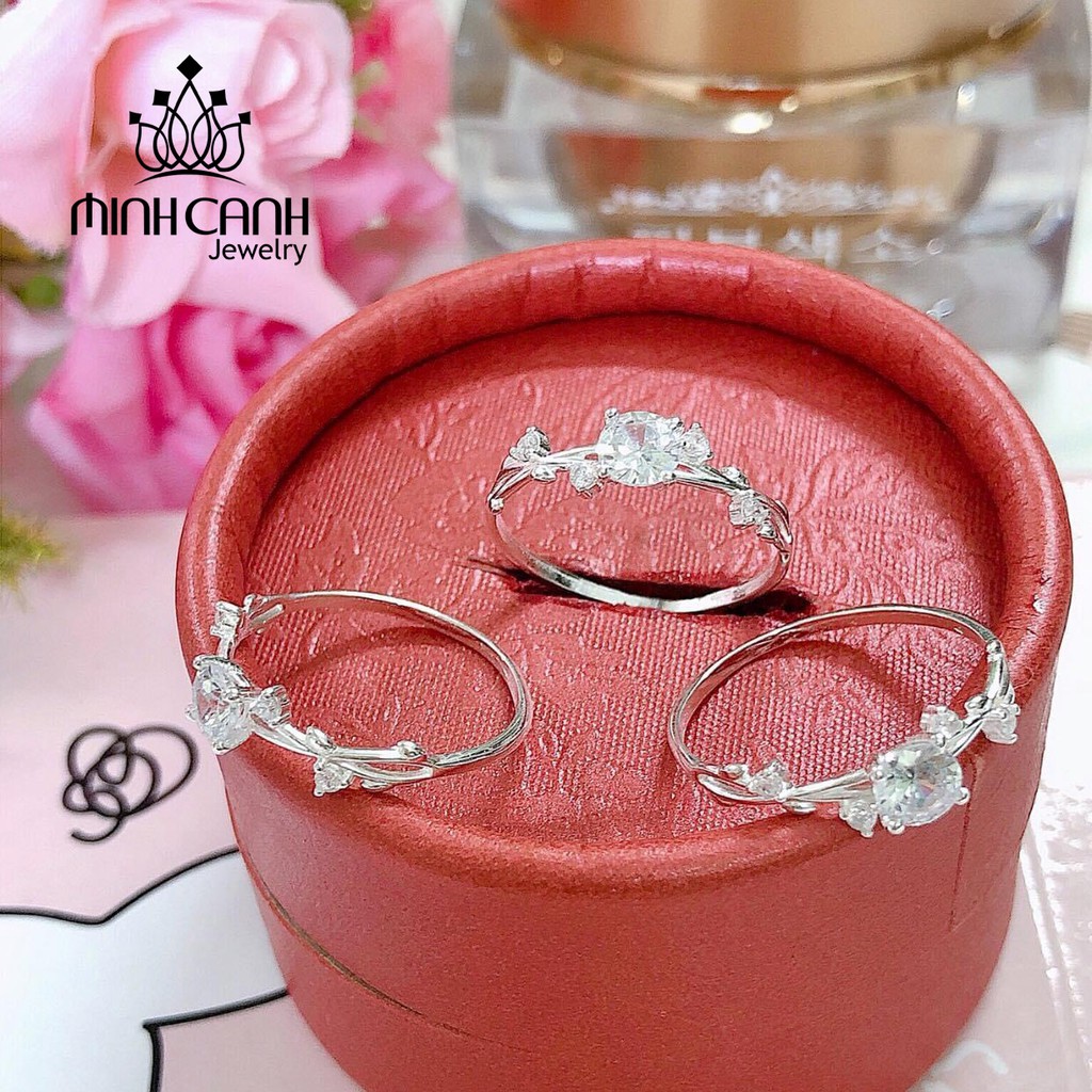 Nhẫn Bạc Nữ Mầm Đá - Minh Canh Jewelry