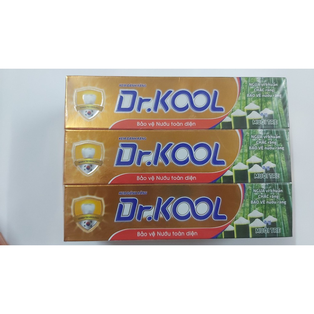 Kem đánh răng muối tre Dr.Kool 150gr