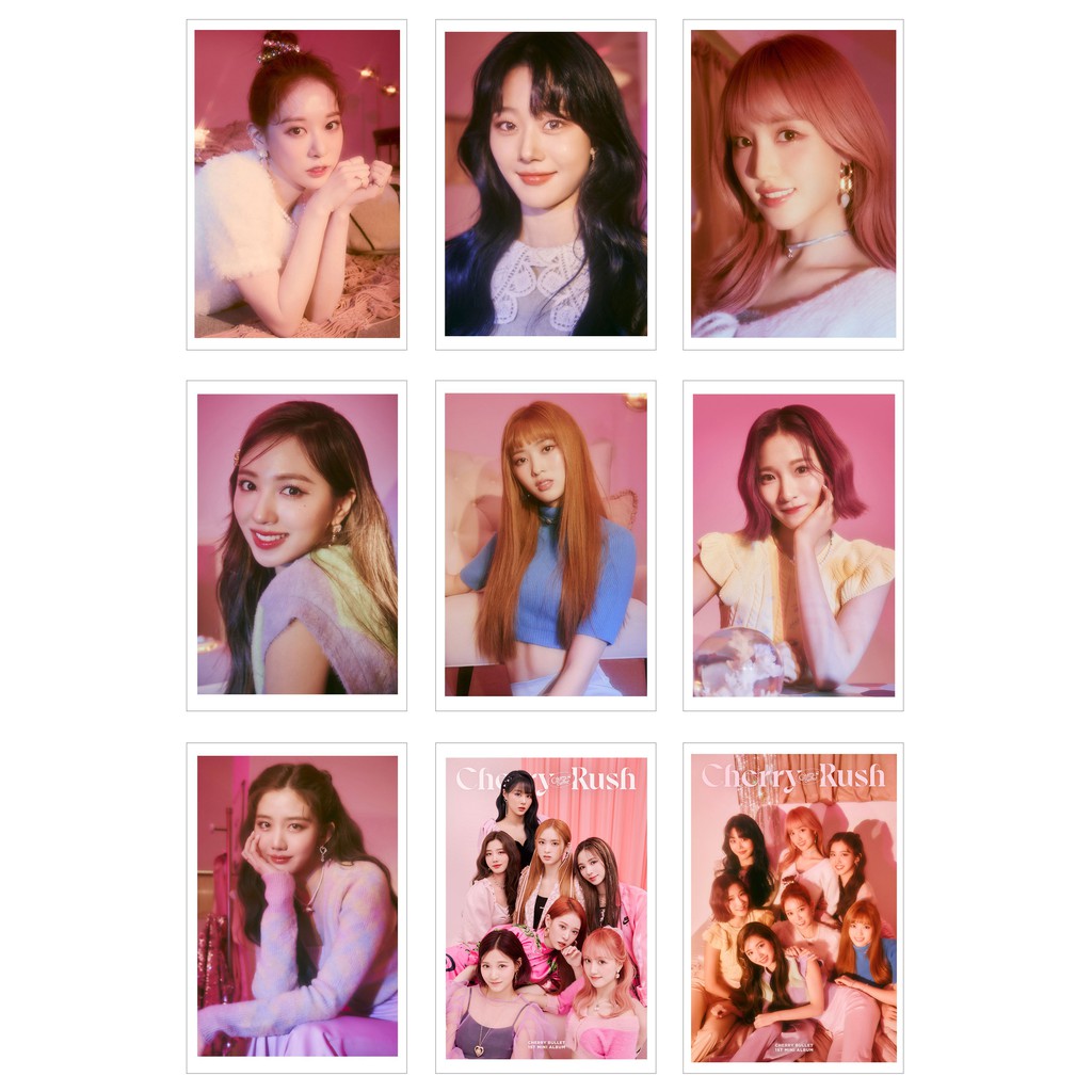[Ép lụa] Lomo Card Ảnh CHERRY BULLET - Cherry Rush (18 ảnh)