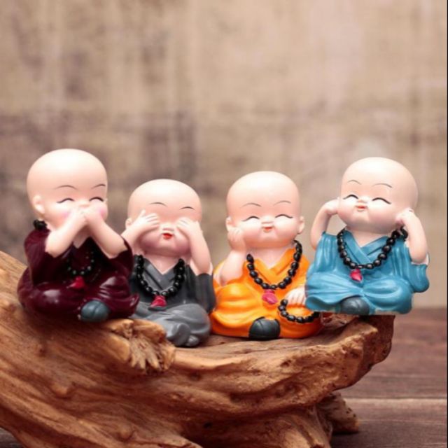 Tượng 4 chú tiểu (150)