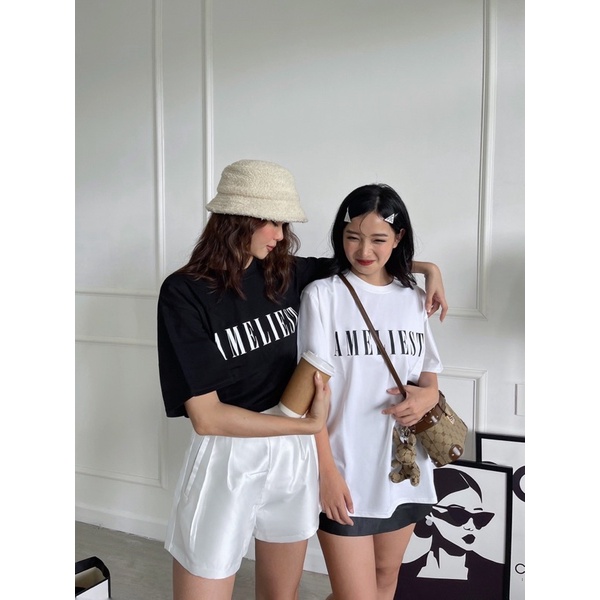 Áo Thun Form Rộng In Chữ Amélie | BigBuy360 - bigbuy360.vn