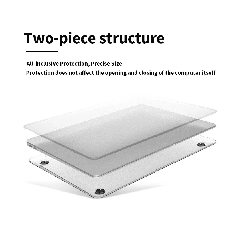 Ultra Ốp Máy Tính Bảng Nhám Trong Suốt Siêu Mỏng Cho Apple MacBook Air 15 Pro 14 M1 M2 Pro 13 New Pro 13.3 Air 13.3 / 13.6 M2