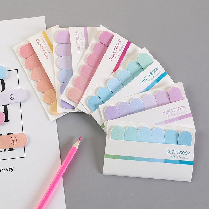 Giấy Ghi Chú Guestbook, Giấy Note Màu Pastel Dễ Thương - BEYOU
