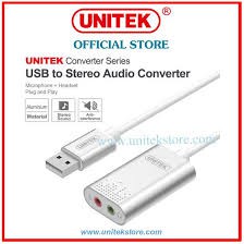 Sound USB - Chuyển cổng USB ra cổng (sound) âm thanh chính hãng UNITEK Y- 247A- Bảo Hành 12 Tháng - 1 Đổi 1