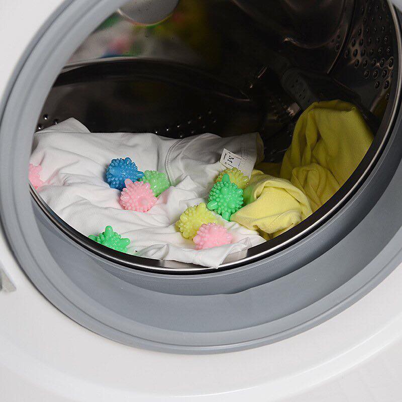 Combo 10 bóng làm phẳng quần áo giặt máy
