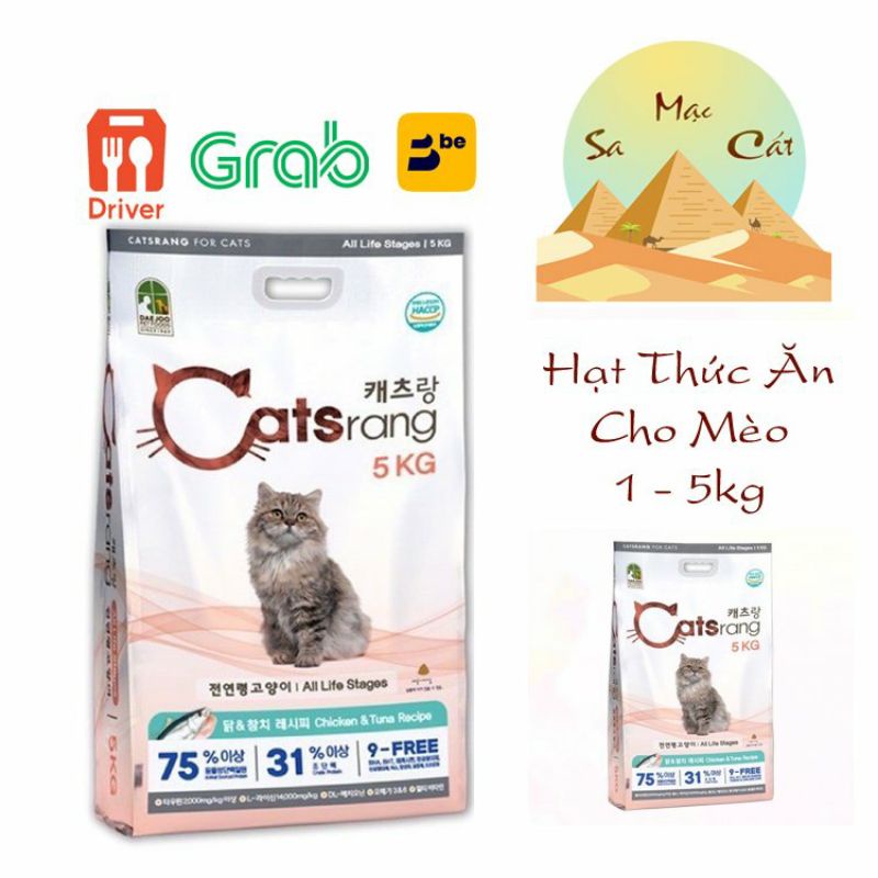 Hạt Catsrang 1kg - Thức Ăn Cho Mèo Hạt Catsrang