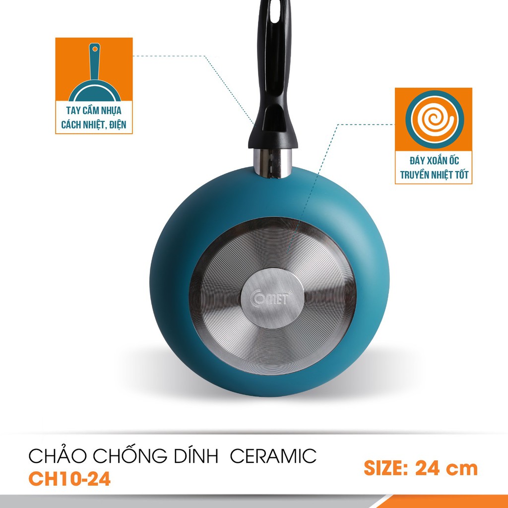 Chảo chống dính Ceramic Comet CH10-24