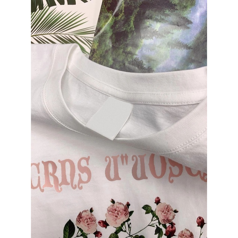 NRVP Áo Thun Mùa Hè Tay Cộc Oversize In Họa Tiết Phong Cách Hàn Quốc Cho Nam / Nữ