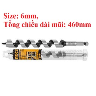 MŨI KHOAN GỖ XOẮN ỐC INGCO DBW3210602