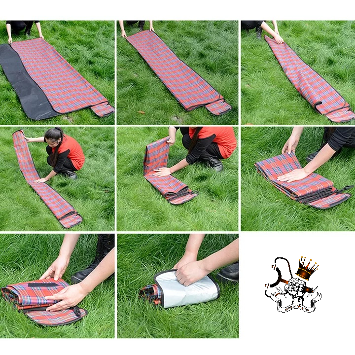 Thảm du lịch, dã ngoại chống thấm tốt - Bạt trải đi phượt, cắm trại gấp nhỏ gọn đa năng [DCP1]