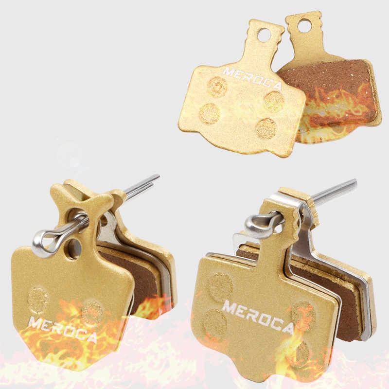 MEROCA Má Phanh Kim Loại Phanh Đĩa Thủy Lực MTB Cho Shimano B01s M445 355 395 Phụ Kiện Xe Đạp