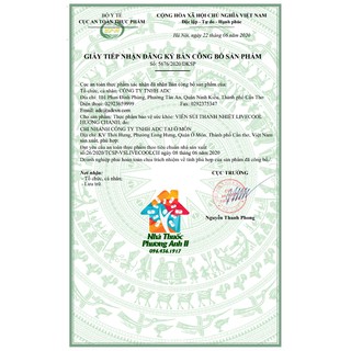 Viên sủi thanh nhiệt Live Cool