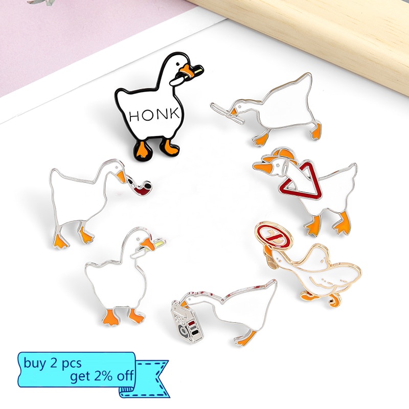 Ghim cài áo hình động vật đơn giản dễ thương