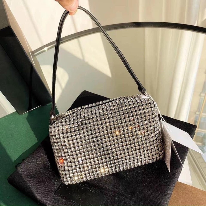 Túi đính đá kẹp nách size 19 fullbox