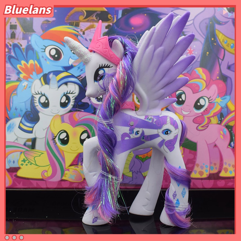Bluelans♡ 1 Mô Hình Nhân Vật My Little Pony 14cm Bằng PVC