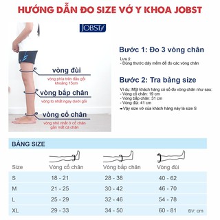 Vớ đùi y khoa Jobst Opaque