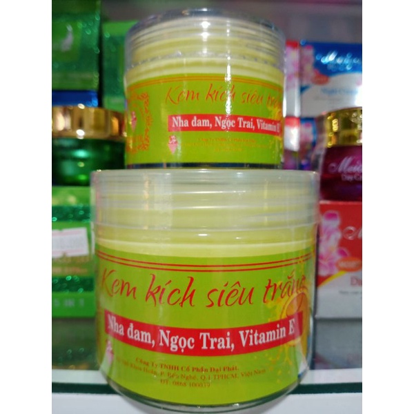 Kem Kích Ngọc Trinh Siêu Trắng Mạnh Toàn Thân Vitamin E 200g