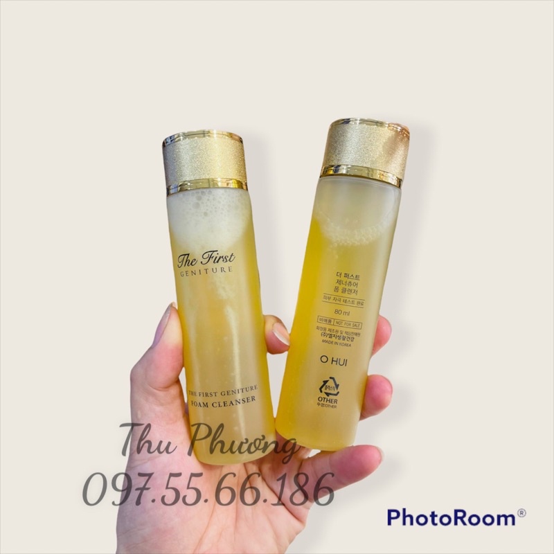 sữa rửa mặt ohui the first 80ml ( tách set)